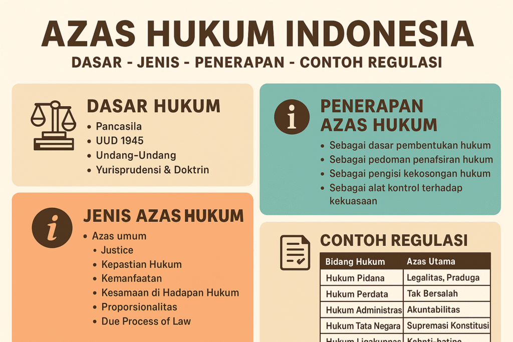 Azas-Azas Hukum Indonesia: Dasar, Jenis, dan Penerapannya dalam Sistem Hukum Nasional